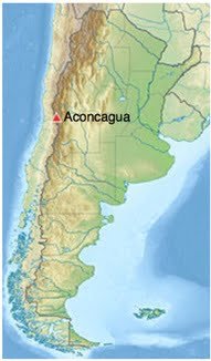 Mapa Aconcagua