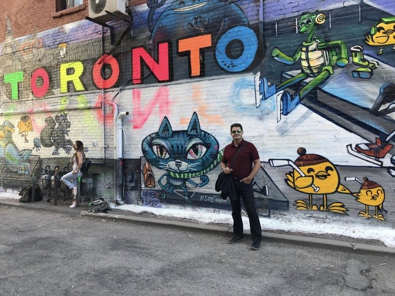 Grafitti Alley em Toronto