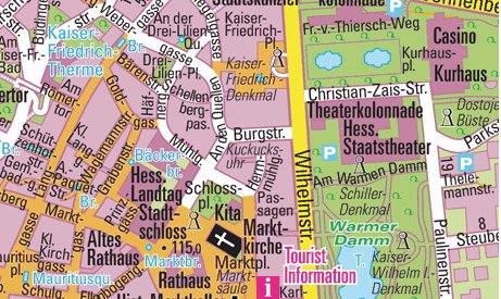 Wiesbaden mapa