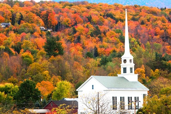 Cidades pequenas nos EUA - Stowe, Vermont