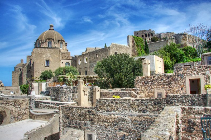 Castelos na Itália Castello Aragonese – Ischia