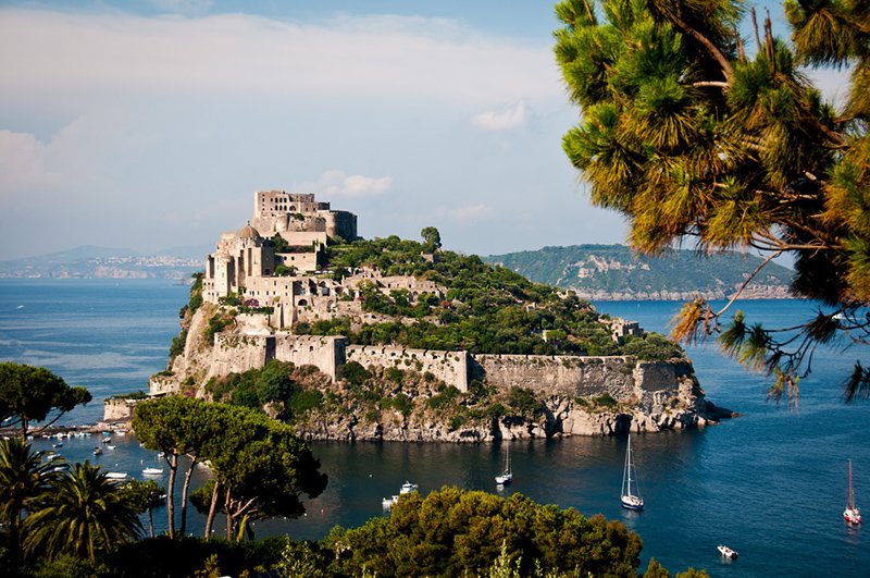 Castelos na Itália Ischia