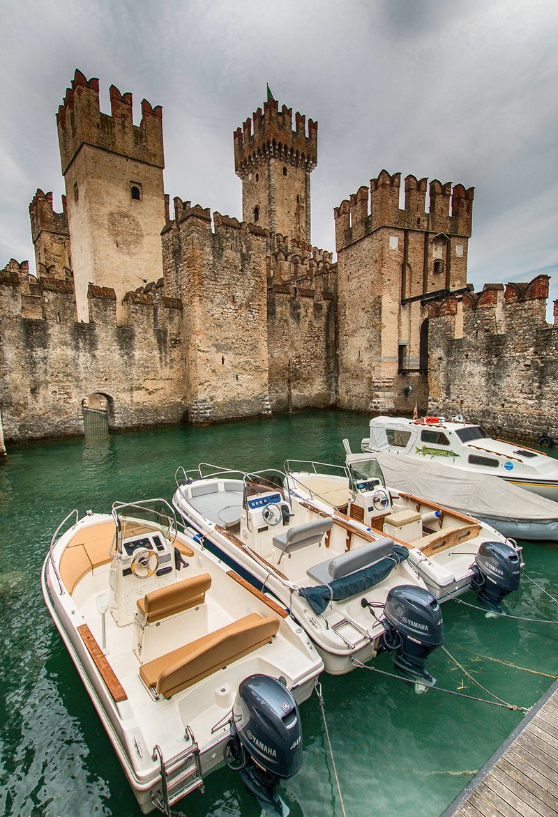 Castelos na Itália Castello Scaligero