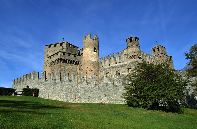 Castelos na Itália Castello di Fenis – Valle d’Aosta