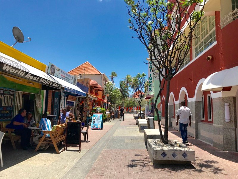 Arquitetura colonial de Willemstad.