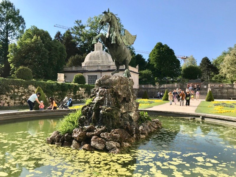 Jardim Mirabell em Salzburg