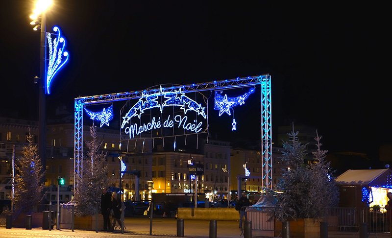 Mercados de Natal na França Marselha