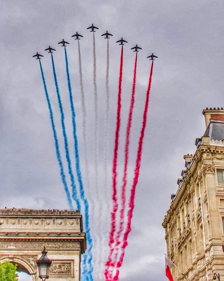 Esquadrilha da Fumaça em Paris