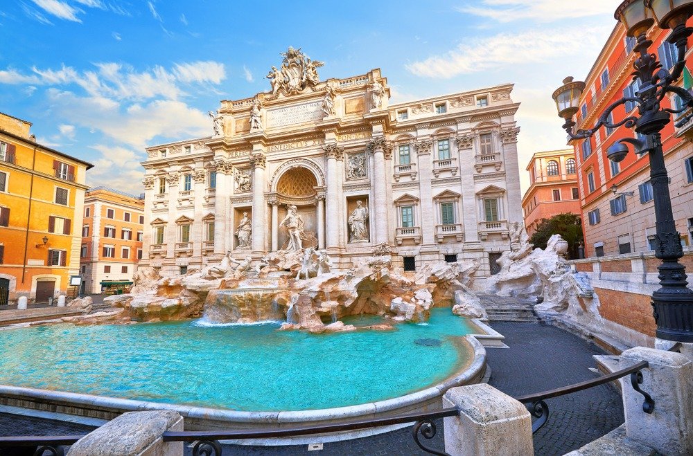 Fontana di Trevi em Roma