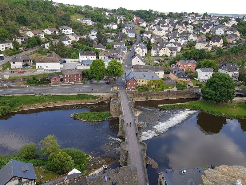 Vista da ponte de Runkel