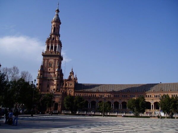 Plaza de España em Sevilla torre