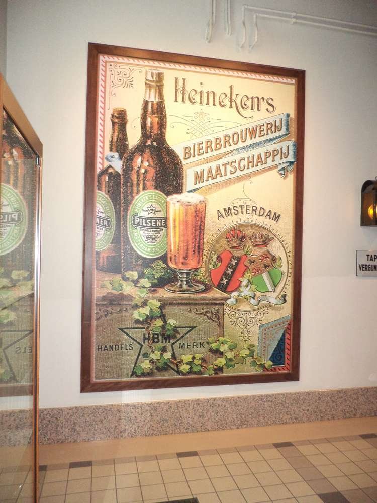 cartaz antigo Heineken