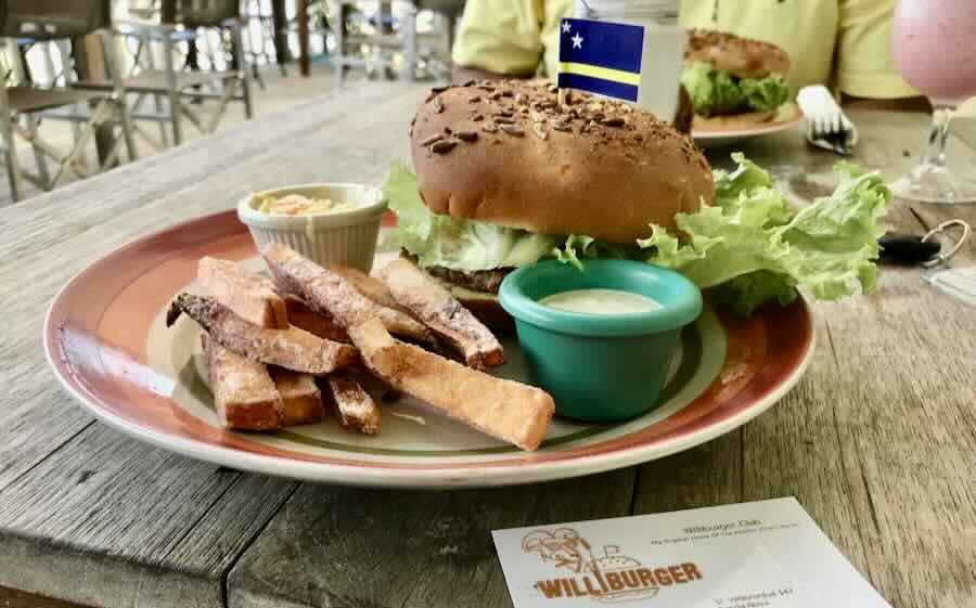 Hamburguer de cabrito de Curaçao