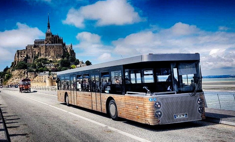 ônibus do Monte Saint Michel