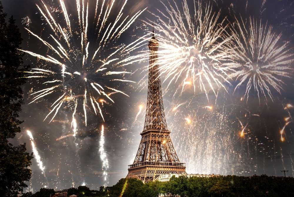 Fogos de Artifício em Paris