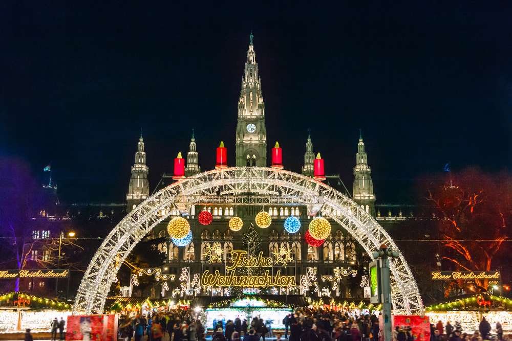 Mercado de Natal em Viena