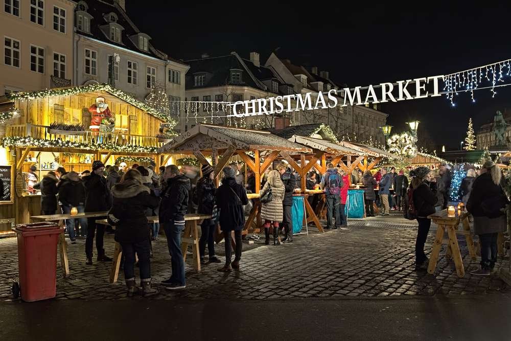 Mercado de Natal em Copenhague