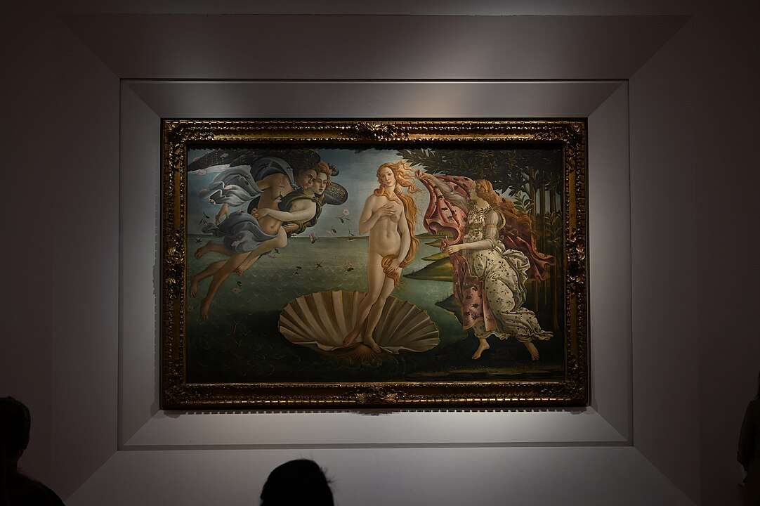 “O Nascimento de Vênus” de Botticelli | Galeria Uffizi