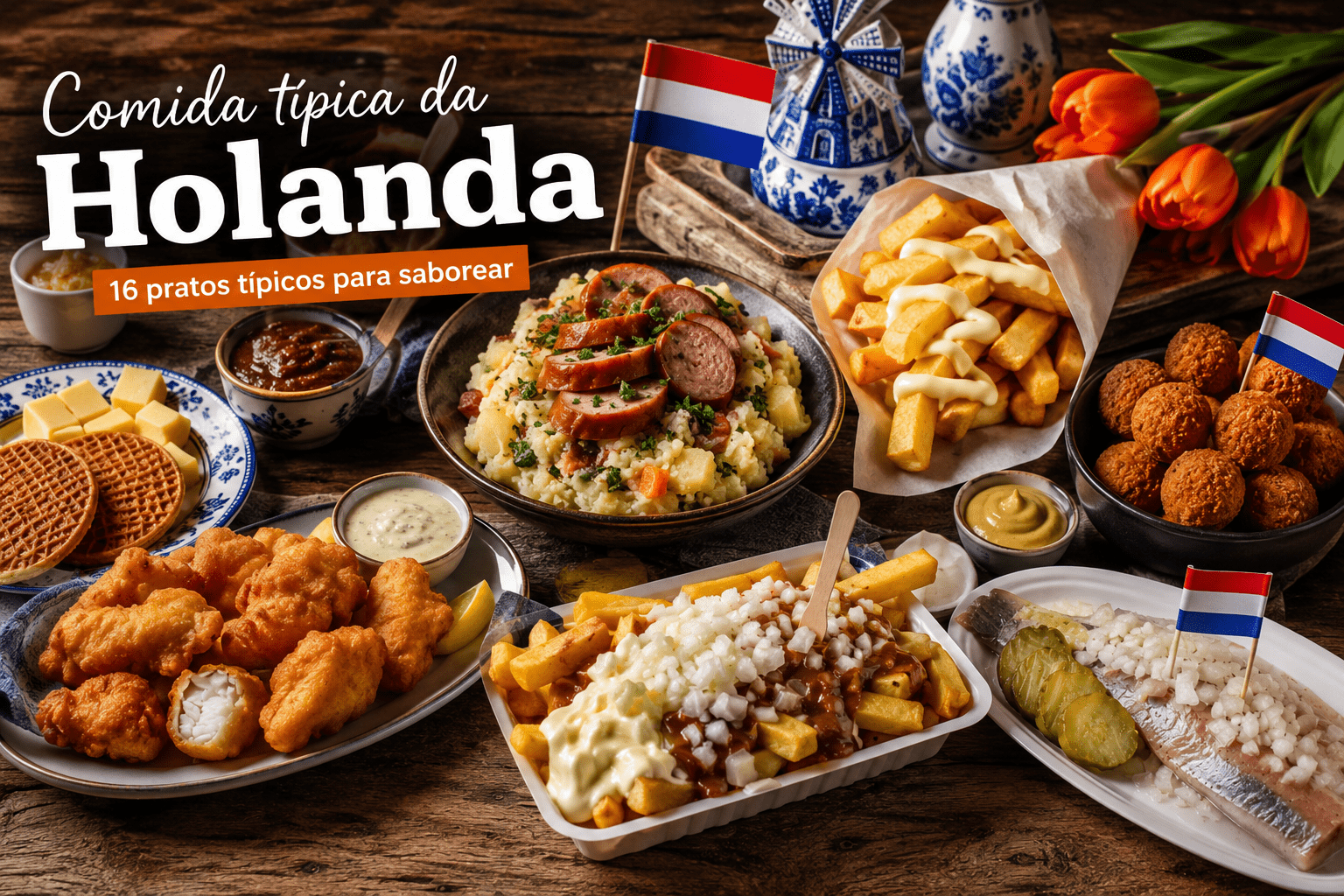 Comida típica da Holanda | 16 pratos típicos para saborear