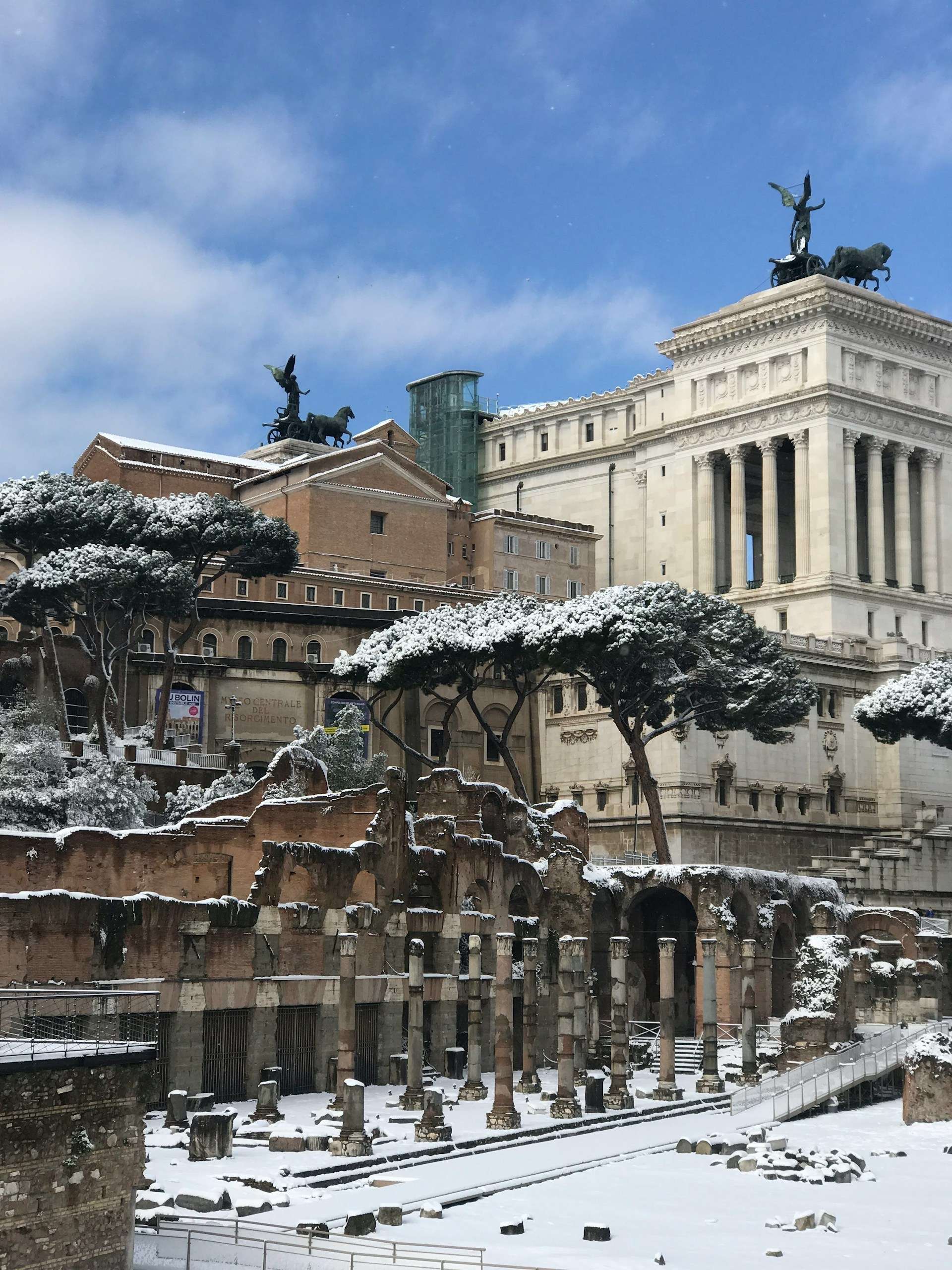 Melhor Época para Visitar Roma neve